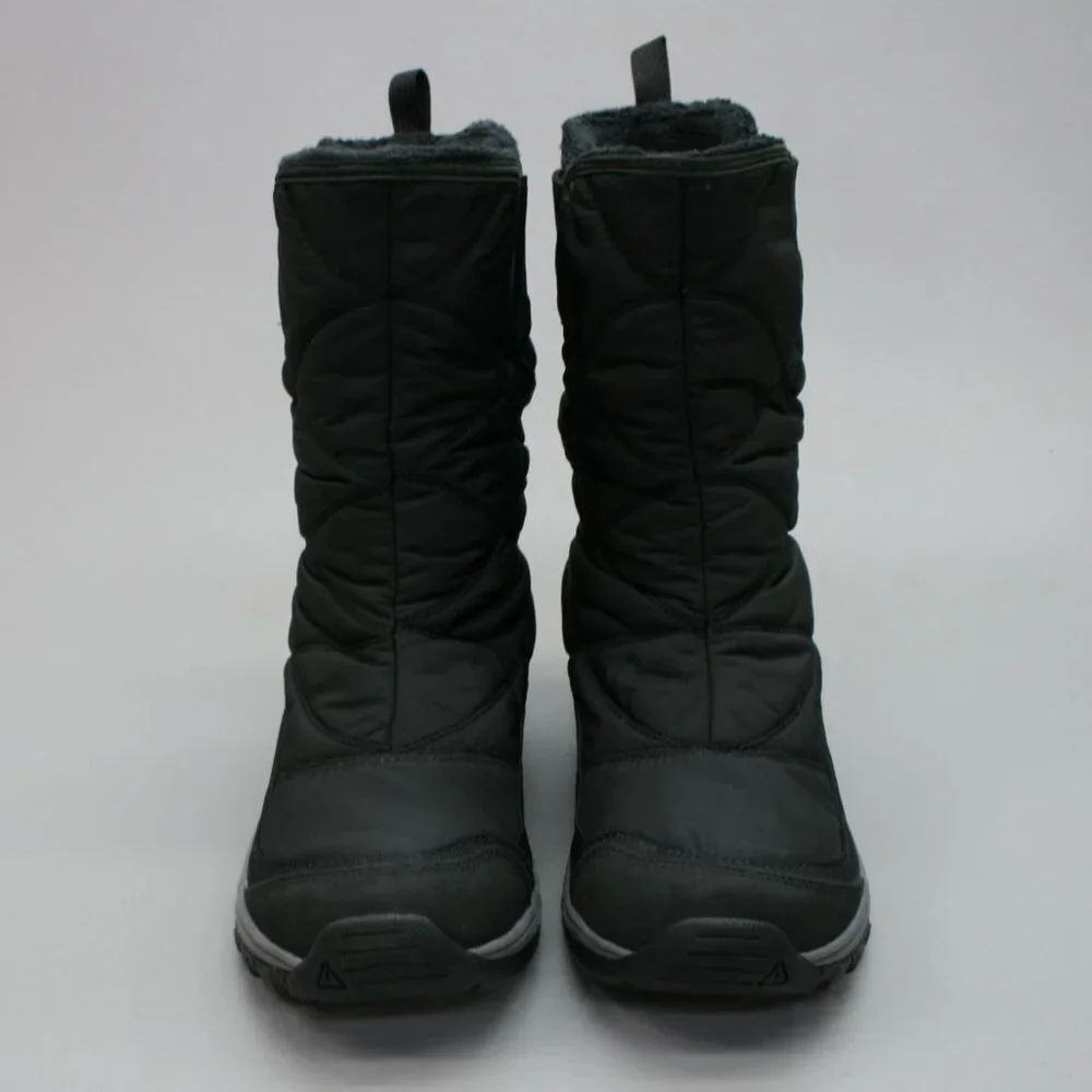 Keen Ladies 10.5 Terradora Black Waterproof Pull-on 200 g Insulated Winter Boots - Picture 5 of 12